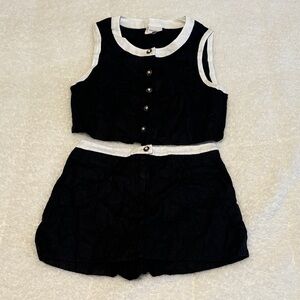 Reformation Roxy Linen Two piece set, Women Size 8